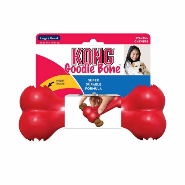Hueso de caucho rojo KONG - Image 3